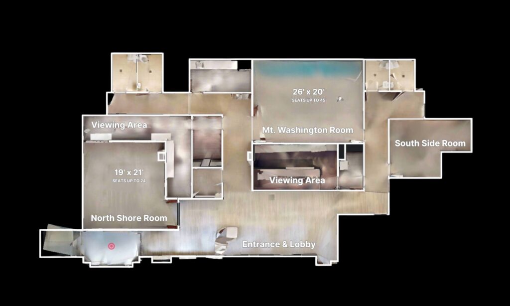 Birdseye view of facility